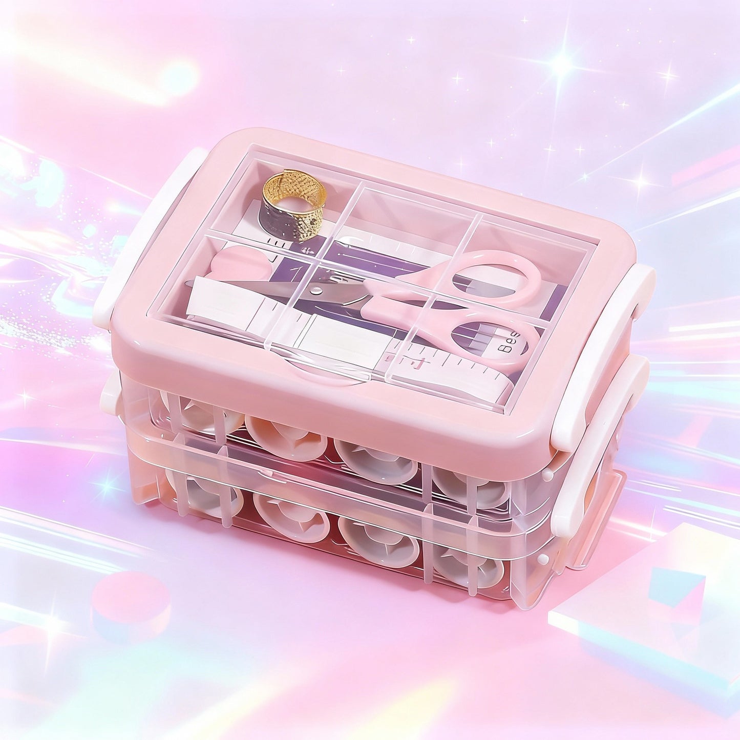 3-Layer Portable Mini Sewing Kit