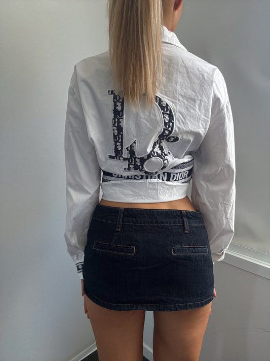 Lioness Micro Mini Denim Skort