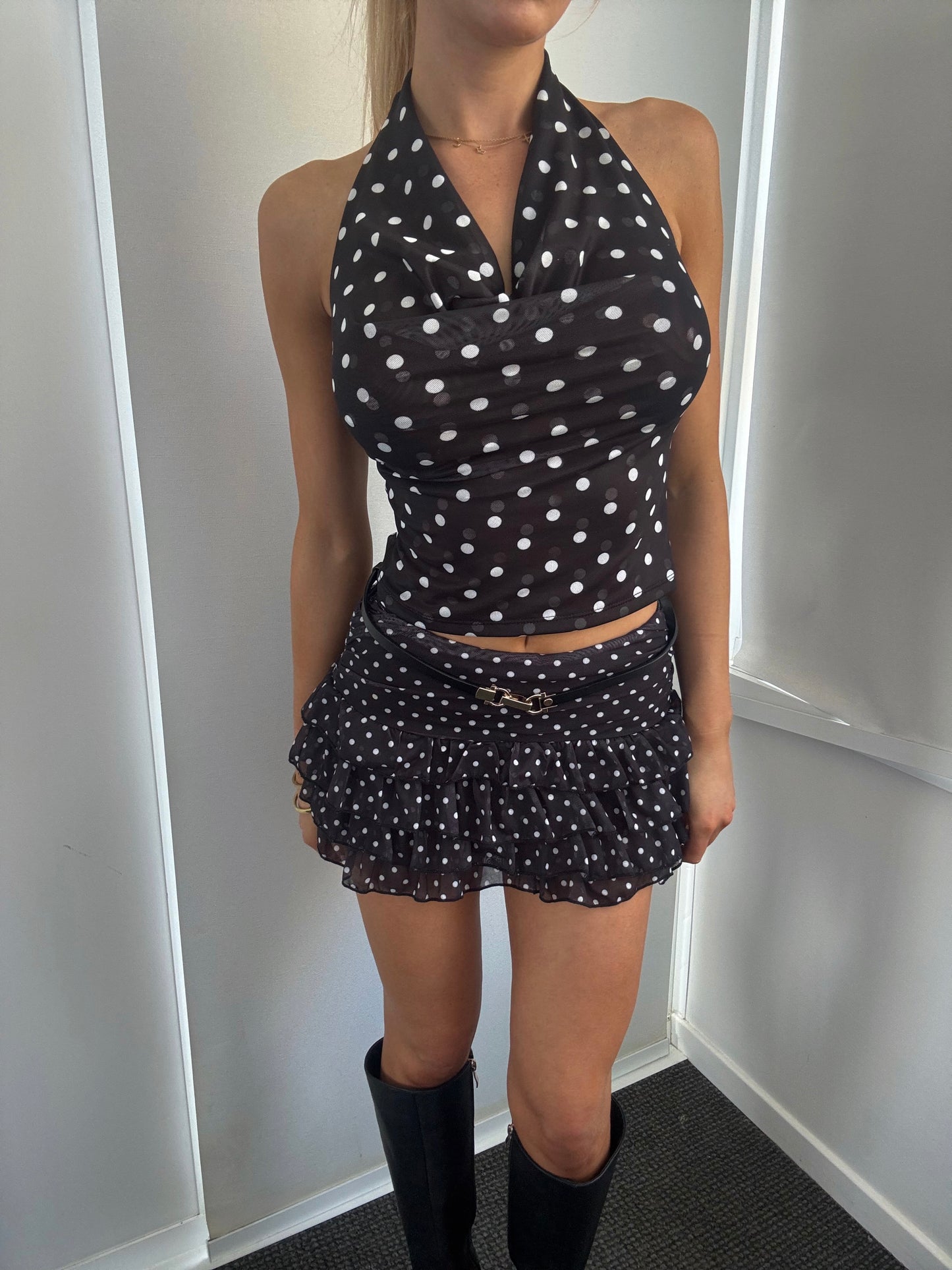 Thrifted Polka Dot Set