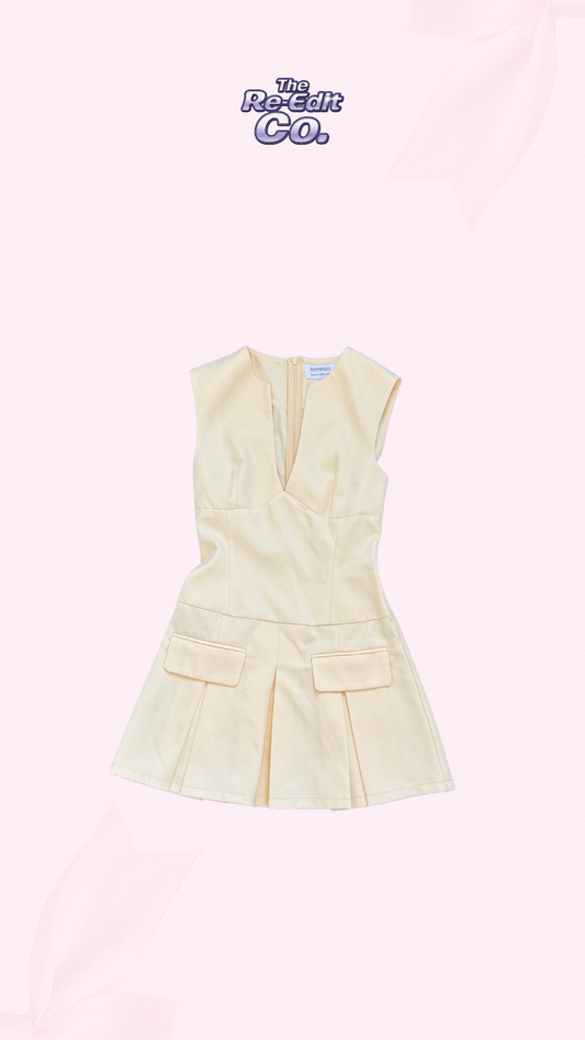 Yellow Suiting Dress