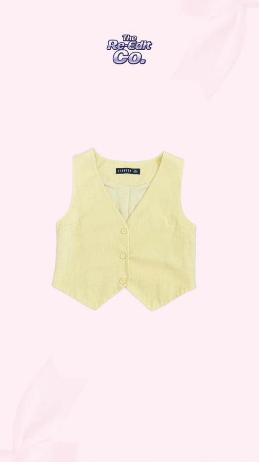 Lioness Yellow Vest Top