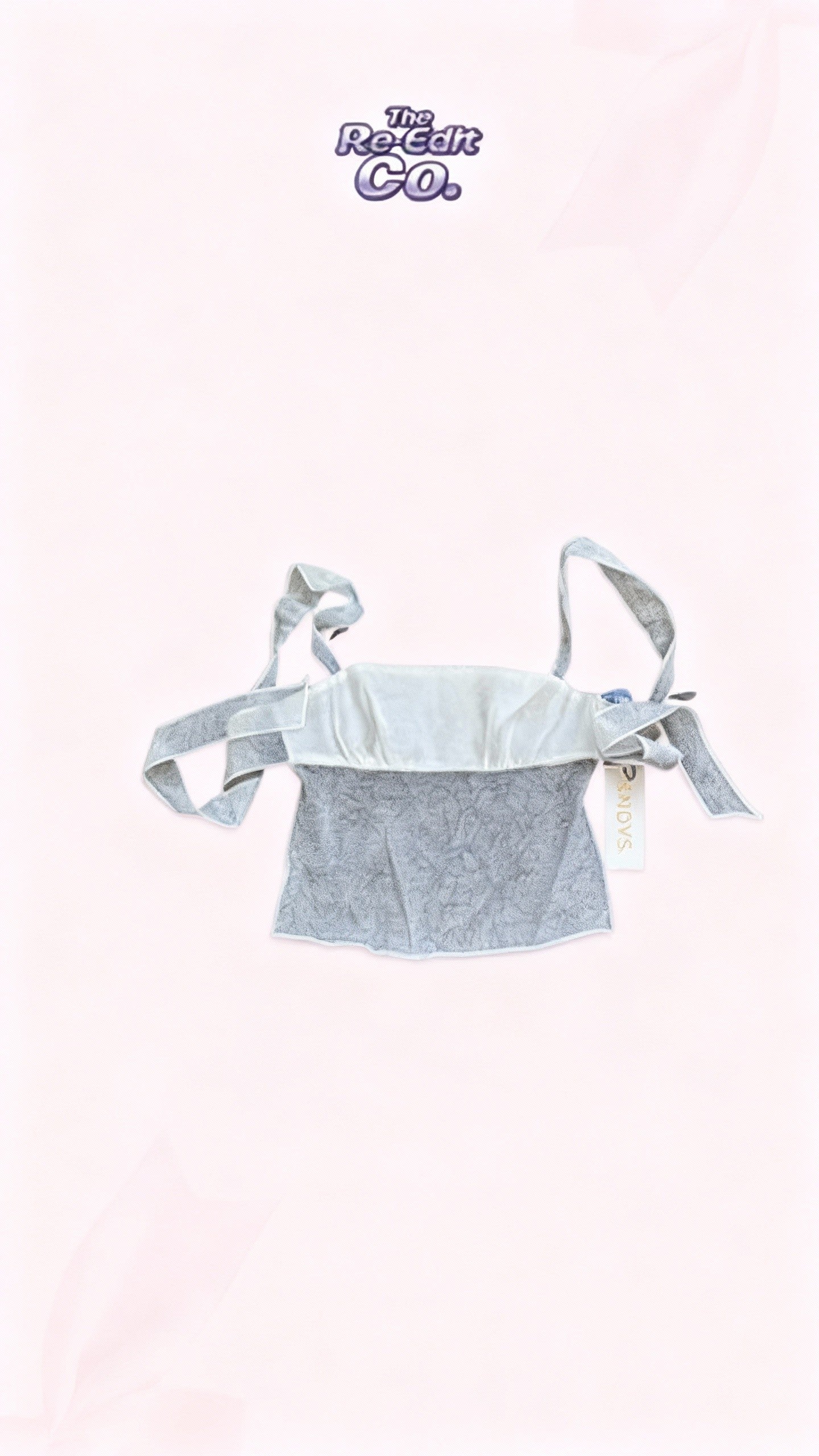 SNDYS the Label Backless Tie up Top