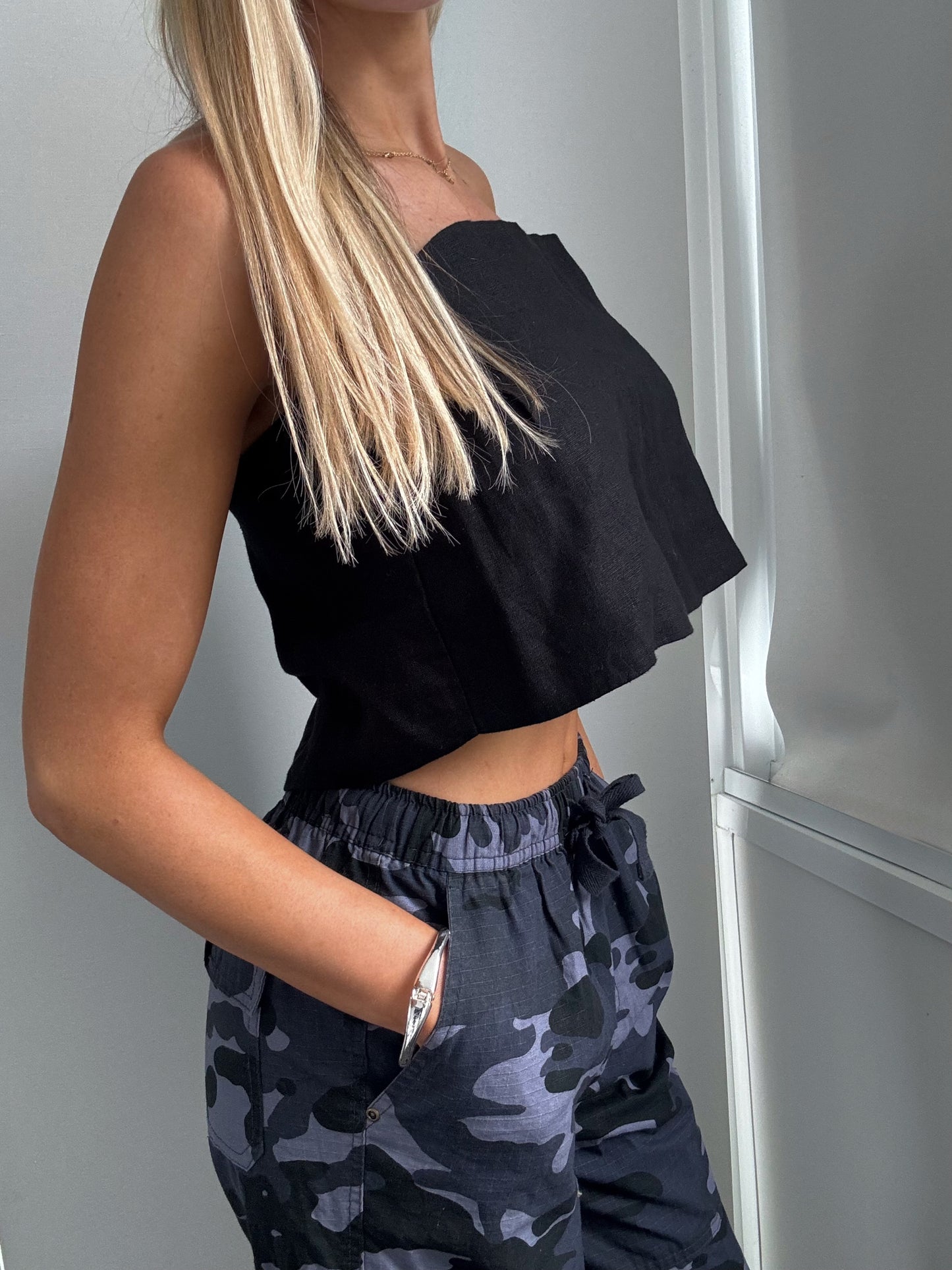 Posse the Label Linen Top